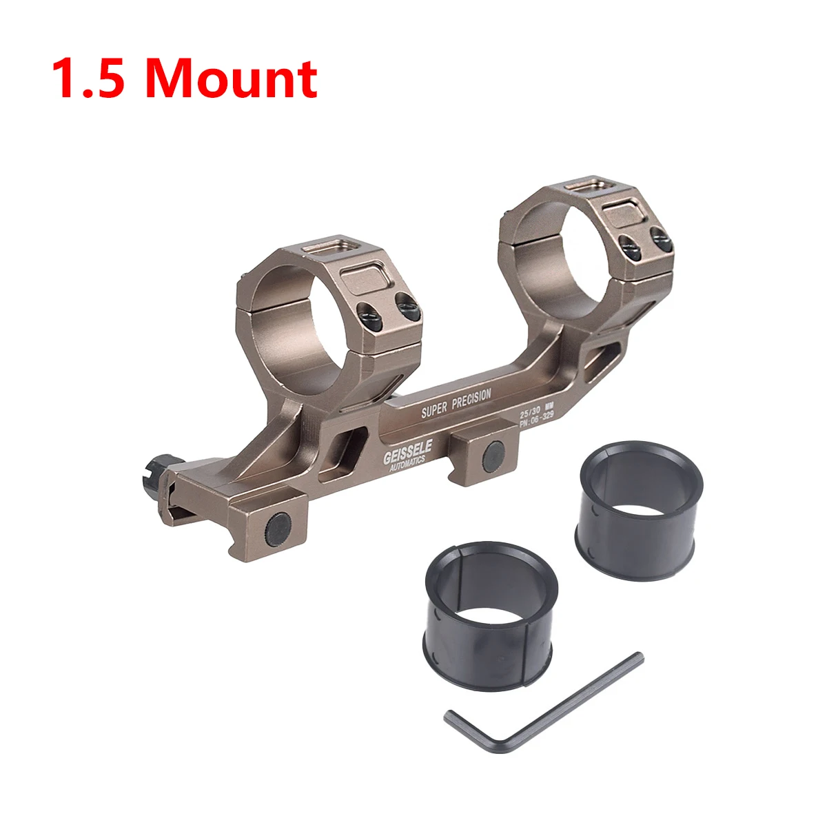 GEISSELE SUPER PRECISION AR15 Scope Mount 25.4mm 30mm Rings Reptilia 30mm ROF-45 ROF-90 For RMR SRO Red Dot Sight Mount image 3
