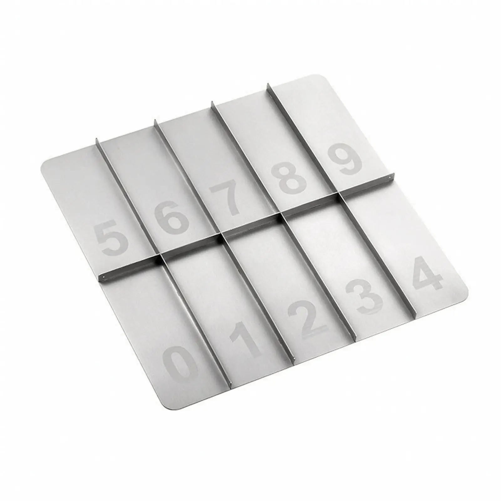 Stainless Steel Cup and Straw Organizer | Multiple Divided Compartments, Countertop Organizer Rack, for Drink Stations