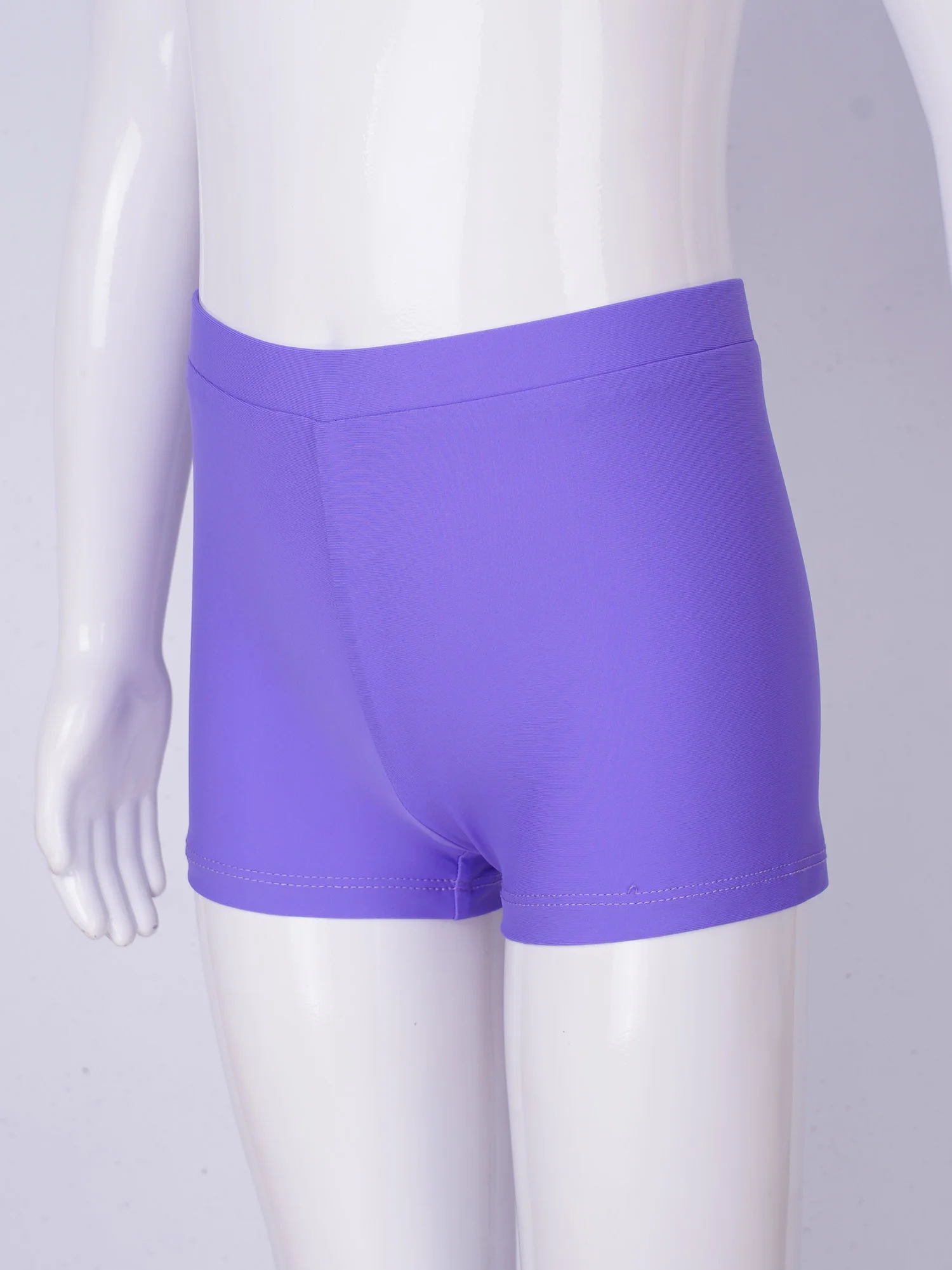 Pantalones cortos de baile de Ballet para niñas, pantalones cortos de baile de natación de playa de alta elasticidad, pantalones de entrenamiento sólidos, pantalones de Fitness, ropa para niños