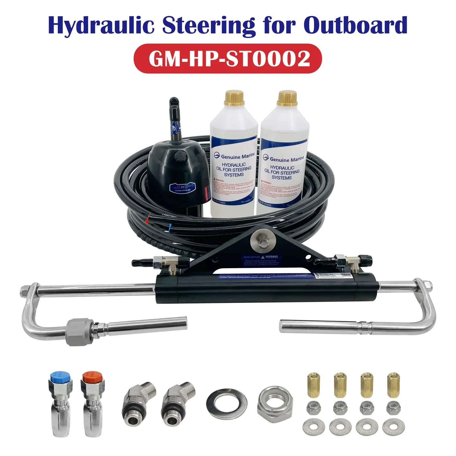 Timone idraulico per navi e attrezzature marine Accessori per barche Sistemi di sterzo idraulici Timone idraulico per barche