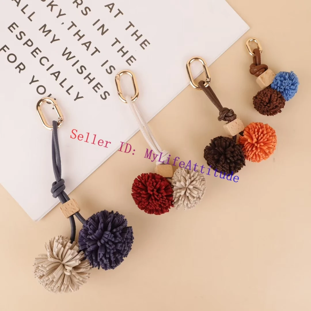 

Leather Trick Bag Charm Pendant Hanging Decoration Ornament For Handbag Backpack Purse Keyring 4 Colors 3 Sizes