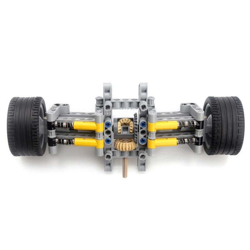 MOC 창의적인 전기차 프론트 브리지 블록 액세서리 클라이밍 카 모델 DIY 교육용 장난감 어린이 선물