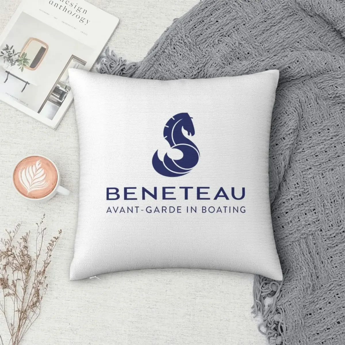 

Beneteau Sailboat Sailing Yacht Pillowcase Polyester Pillows Cover Cushion Comfort Throw Pillow Sofa Decorative Cushions Used