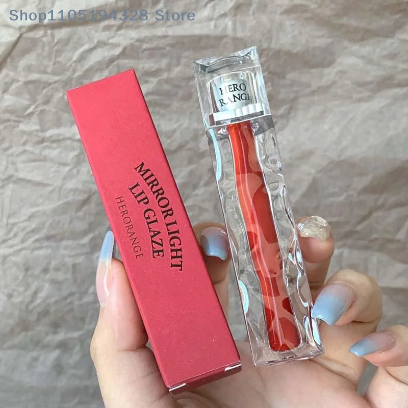 [HB]HERORANGE Waterproof Nonstick Cup Mirror Lip Glaze Long Lasting Lip Gloss Tint Dyeing Liquid Lipstick Beauty Makeup Cosmetic