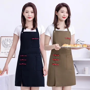 중국 스타일 두꺼운 캔버스 앞치마, 방수 및 방유, 주방 가정 작업복, 요리에 특제 Best5 중국 스타일 두꺼운 캔버스 앞치마, 방수 및 방유, 주방 가정 작업복, 요리에 특제 Best5