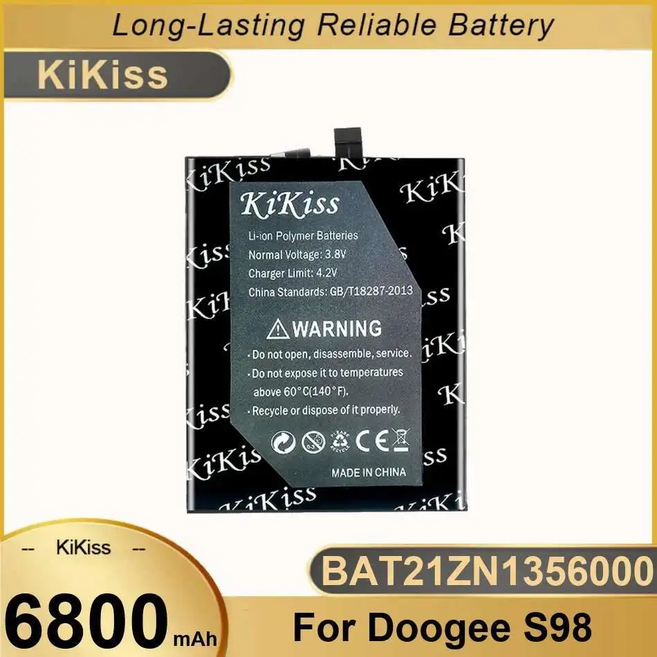 

6800Mah High-Efficiency Stable S98 BAT21ZN1356000 For Doogee Mobile Phone Battery