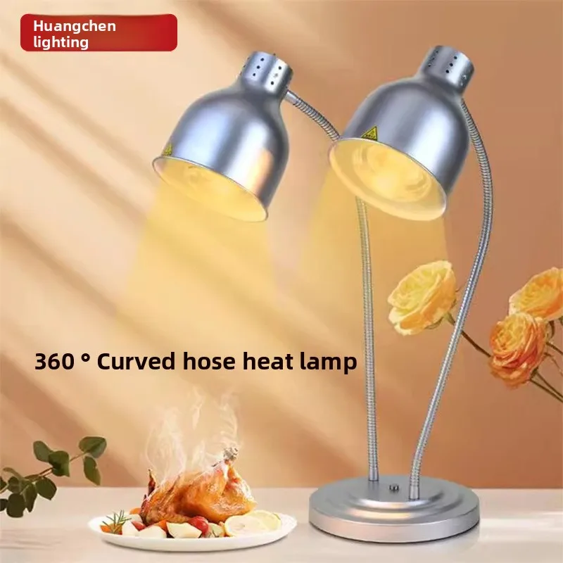 Marble Buffet Food Insulation Light Hotel Restaurant Catering Barbecue Warm Vegetable Heating Food Commercial Warm Food Light view 2
