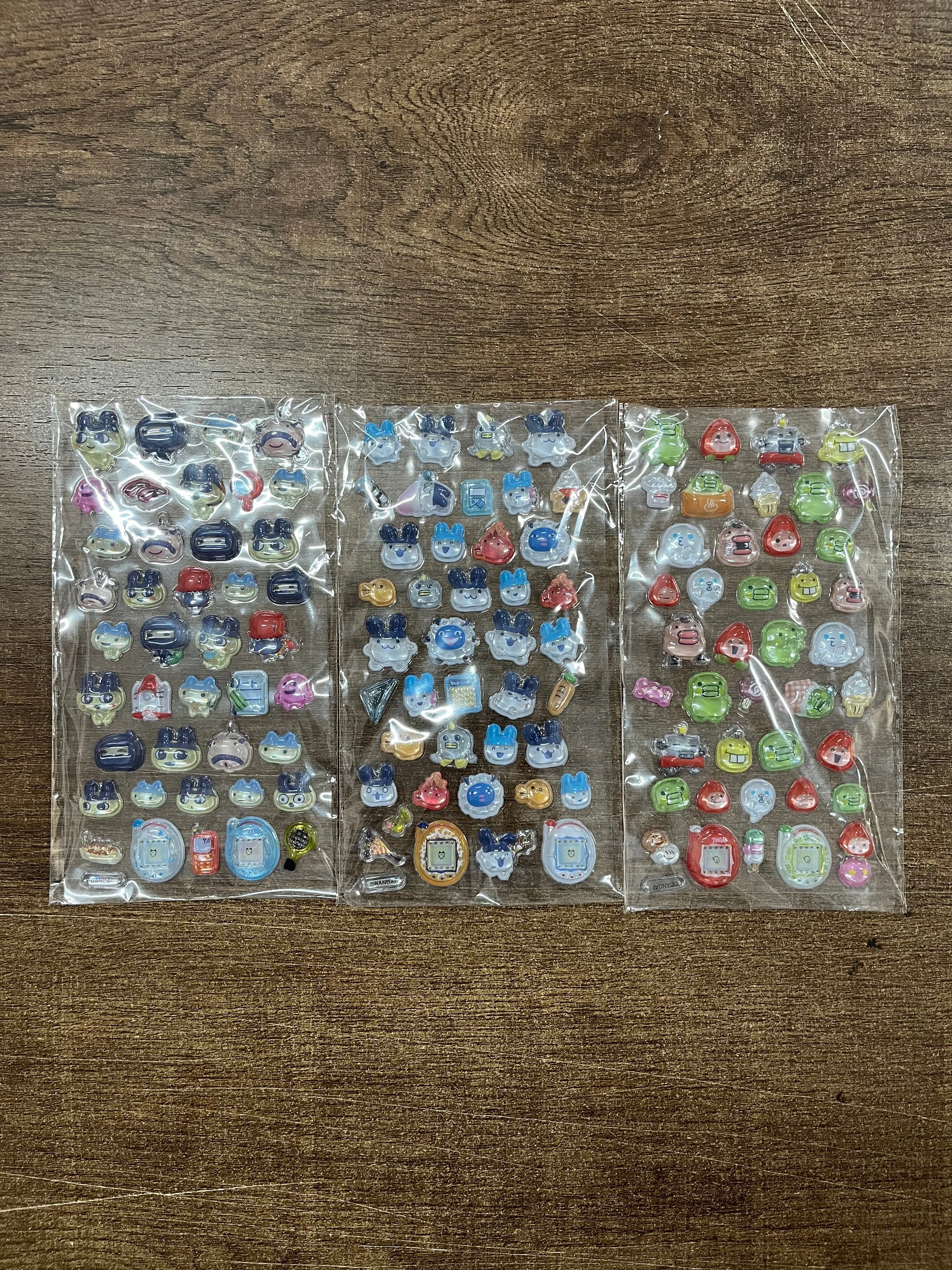 귀여운 타마고치 스티커 만화 창의적인 주변기기 휴대폰 케이스 투명 스티커 핸드 어카운트 재료 친구 생일 선물