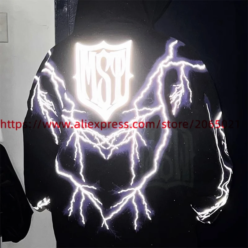 Missing Since Thursday 3M PURPLE THUNDER Hoodie For Men Women High Quality Hooded Oversized Pullovers