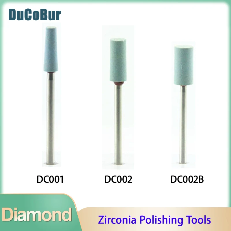 

DuCoBur Dental Ceramic Diamond Polishing Grinding Kit Zirconia Ceramics Porcelain Crowns Polishing Head Lab Material Drill