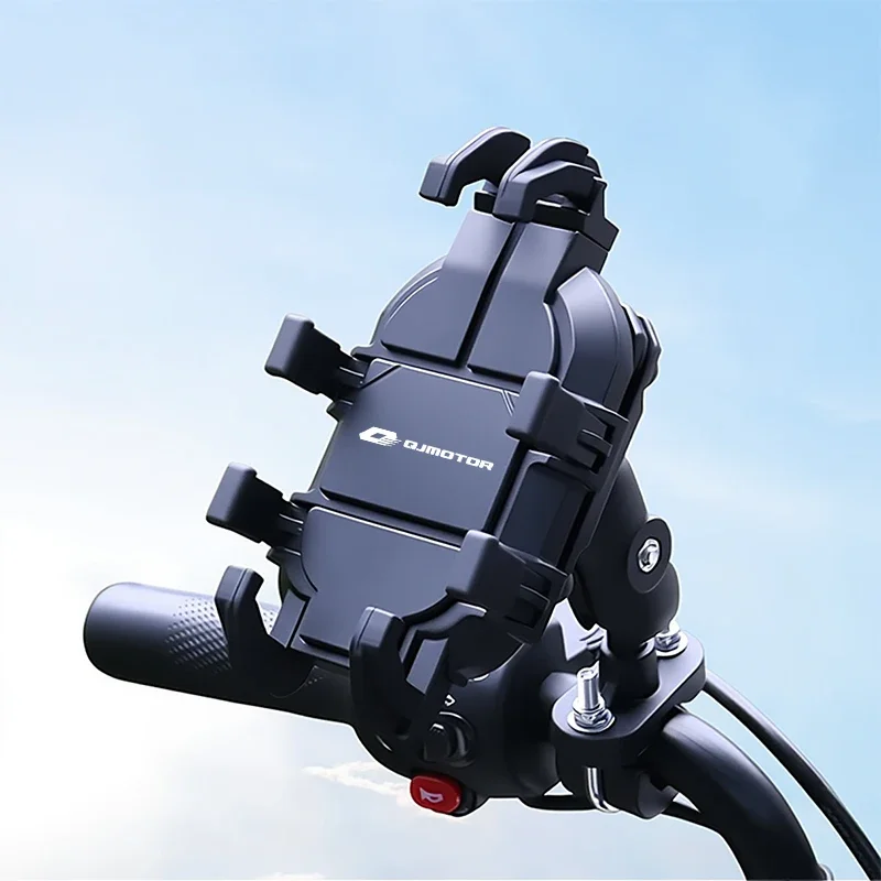 Motorcycle Riding Shock Absorption Phone Bracket Eight Claw Fixed For QJMOTOR 250SRK SVT650 SRT700 SRV250 QJ SRV250 SR