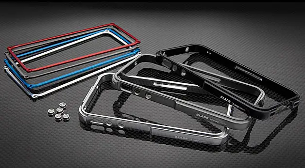 metal case for iPhone4 capa fundas Aluminum Bumper frame For iPhone 4 4G 4S metal Bumper + screwdriver + 2 Film