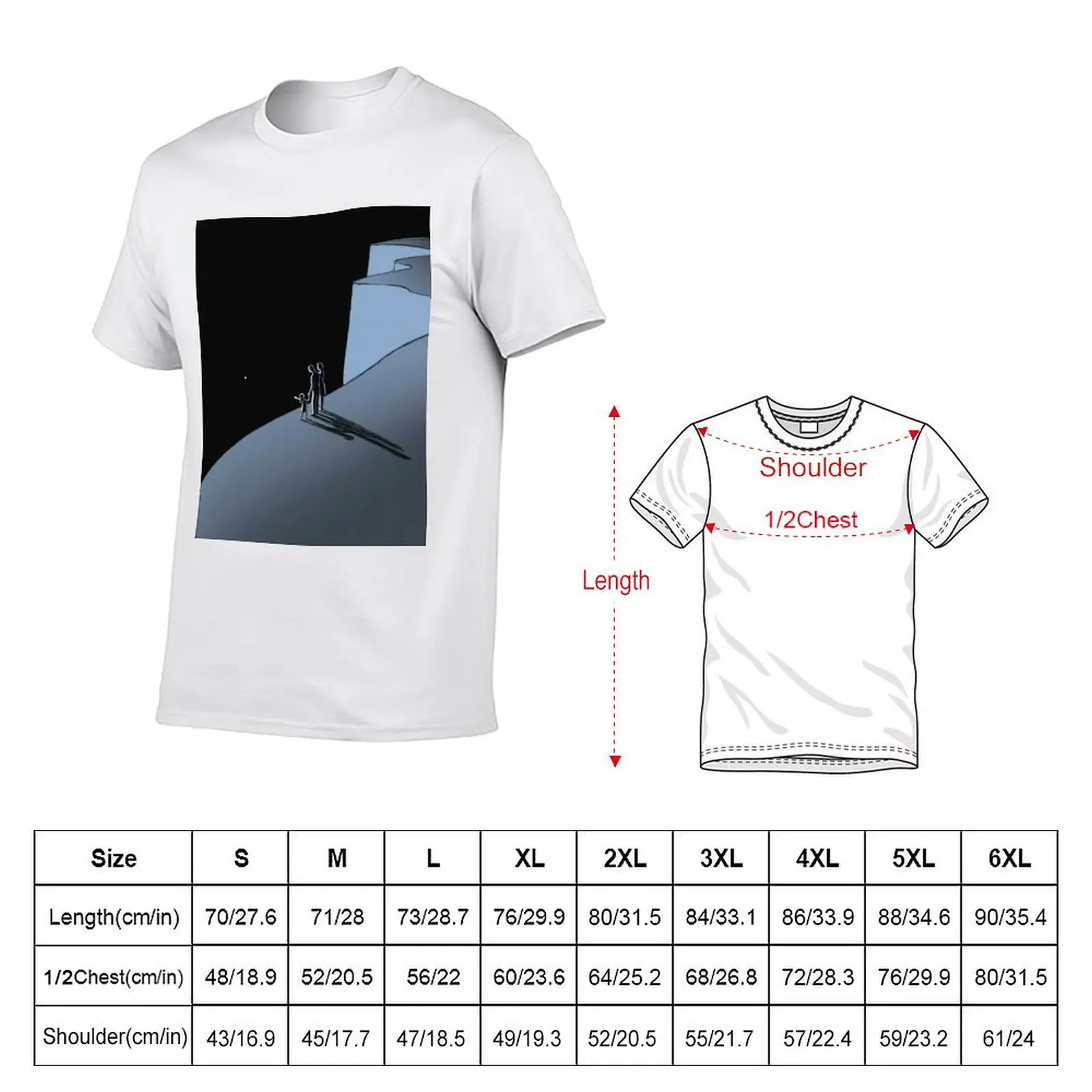 Guy Billout T-Shirt funny t shirts man t shirts for man graphic funny T-Shirt