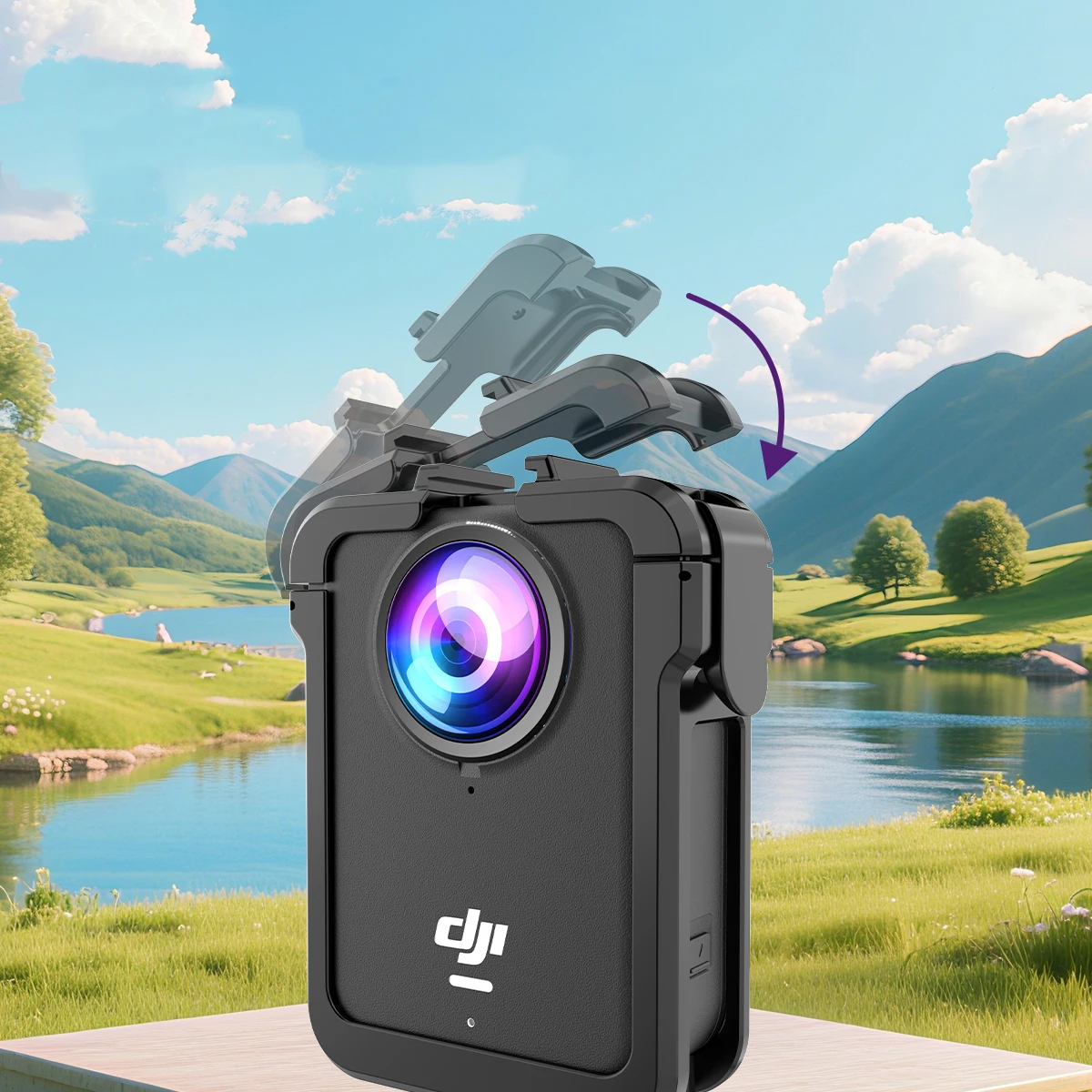 Für DJI OSMO 360 Kamera Zubehör Schutzhülle Rahmen Standard Gehäuse Hard Shell Protector Verbinden Magnet Für Dji OSMO 360 – Detail 5