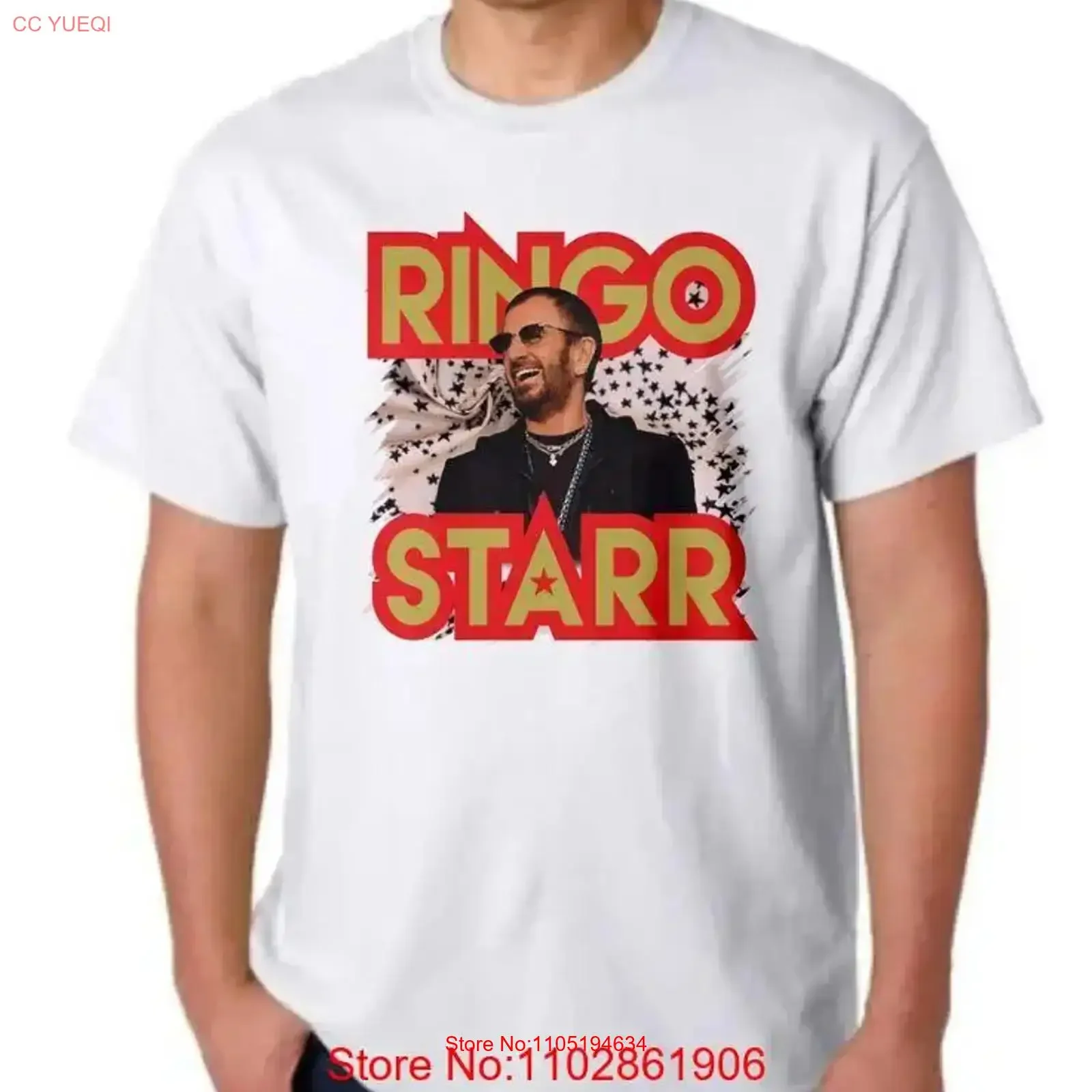 

Новая хлопковая футболка Ringo Starr and His All Band, размеры от S до 4XL, винтажная стираная, удобная, слегка, унисекс с графикой