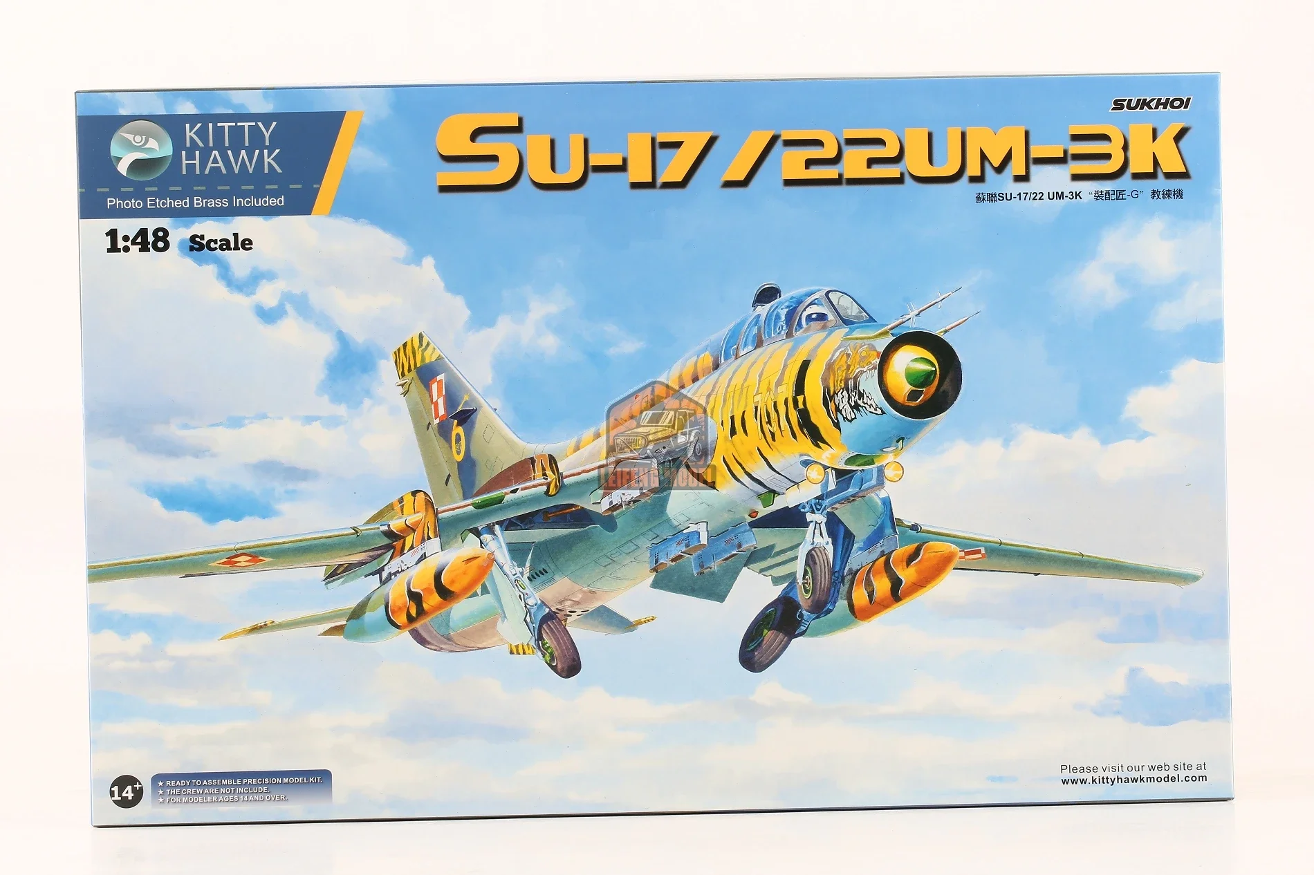 

Kitty Hawk KH80147 1/48 Sukhoi Su-17/22 UM-3K, модель в сборе, Новинка