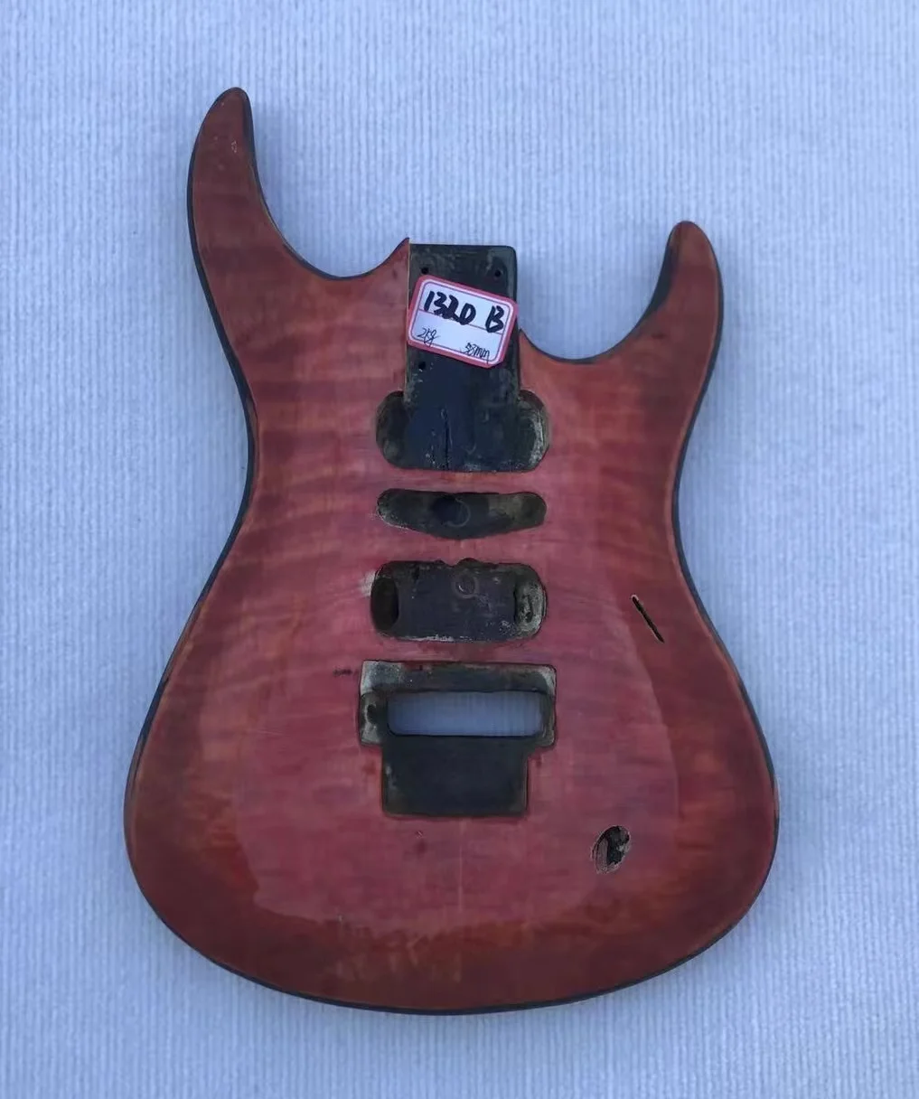 

DIY Custom 6 Strings Electric Guitar Body Quilted Maple Top Tremolo Design Part Guitarra Bodies in Stock Discount