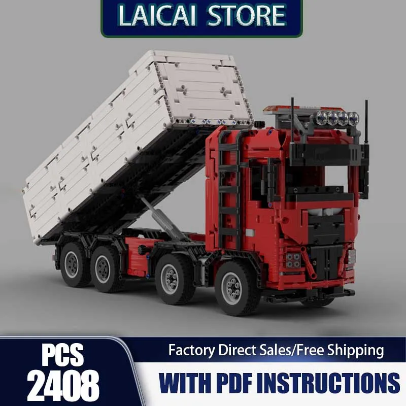 

Конструктор-модель самосвала MOC: Технологичные блоки для сборки, подарки, набор для создания знаменитых сцен, развивающие игрушки