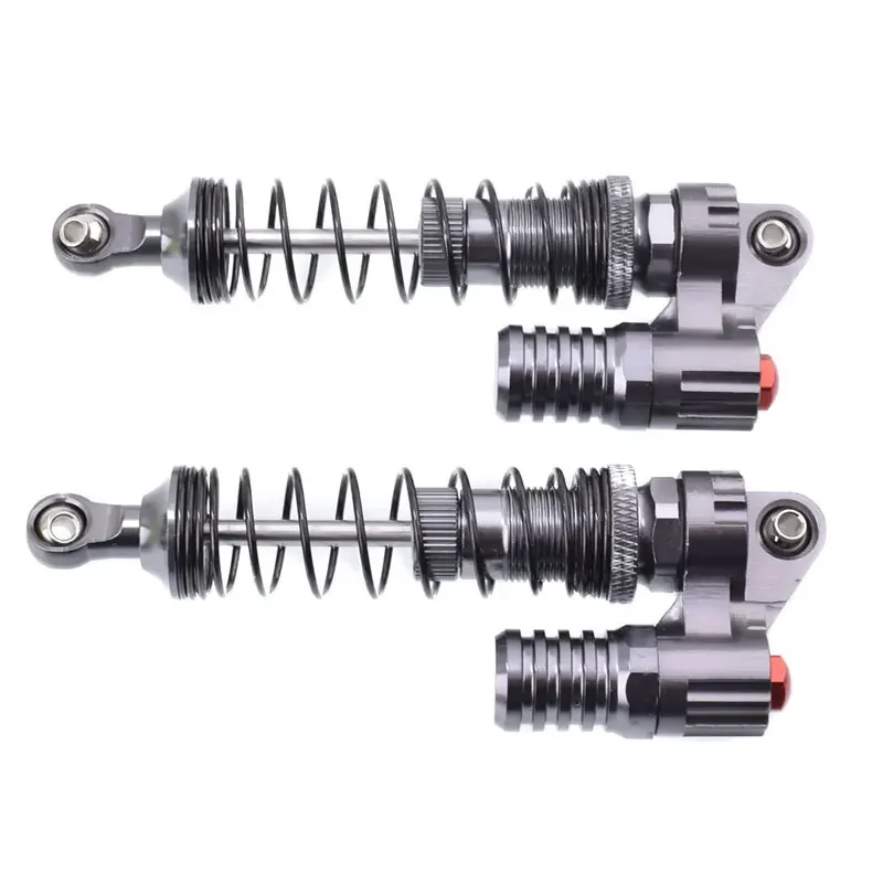 4 pcs Full Metal RC Piggyback Shock Absorber Hole to hole 90mm for 1/10 RC Crawler Car  Trx-4 TRX4 Axial SCX10 90046  D90 KM2 YF