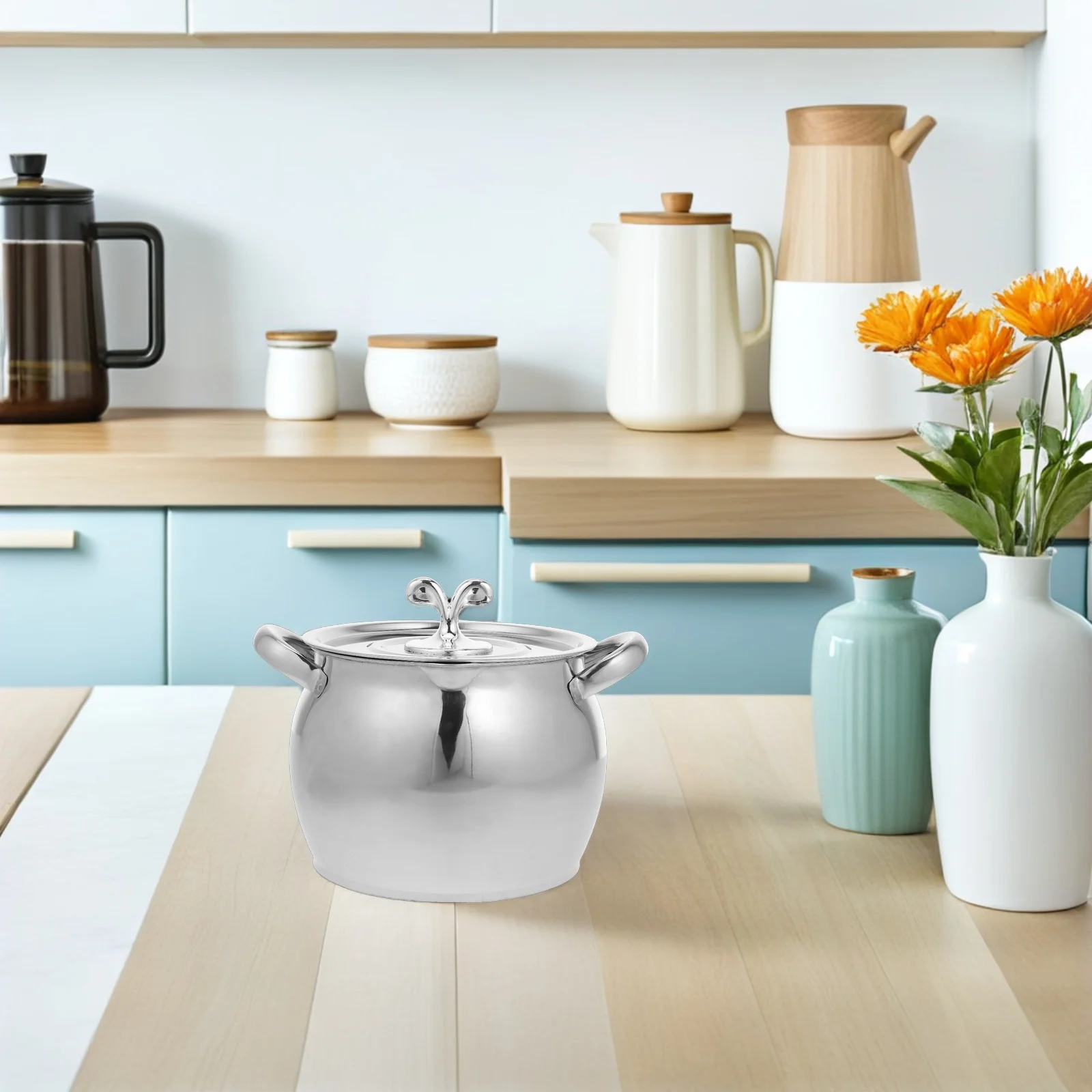 

Stainless Steel Filter 3.2L Leakproof Grease Container For Kitchen Oil Strainer With Lid Cooking Oil Storage Container Grease