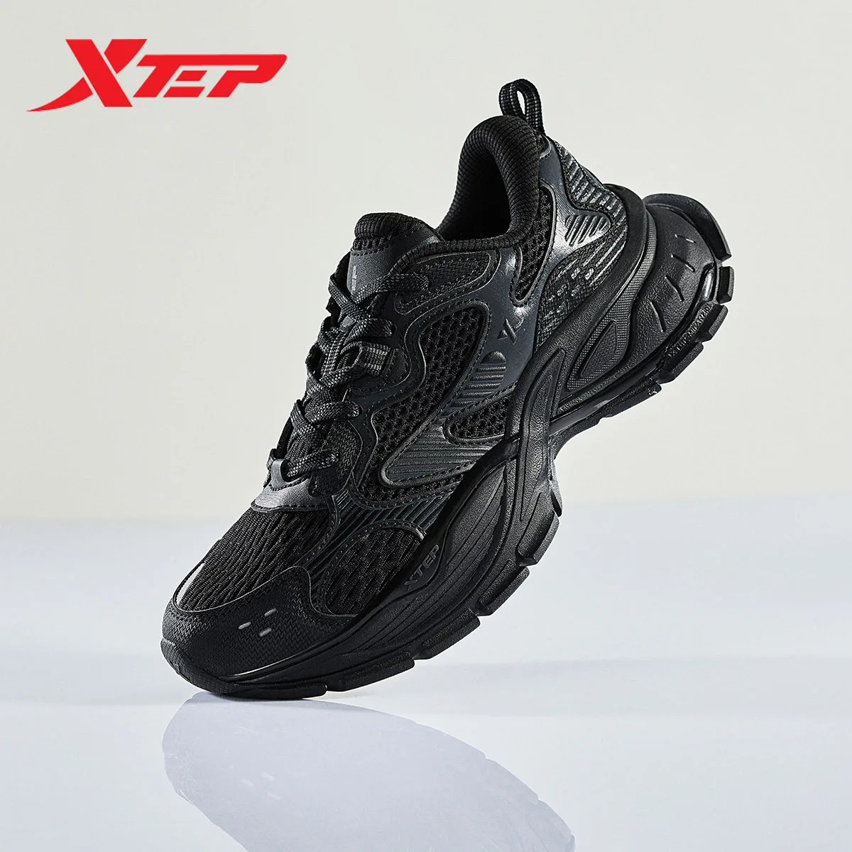 Xtep Basque Casual Shoes For Women 2024 Winter Comfortable Casual Shoes  Breathable Sneakers 876418320001