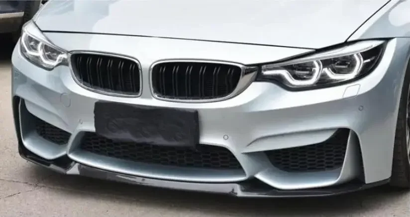 

For BMW F80 F82 F83 M3 M4 2019-2022 REAL CARBON FIBER Front Bumper Lip Splitters Diffuser Car Body Kit