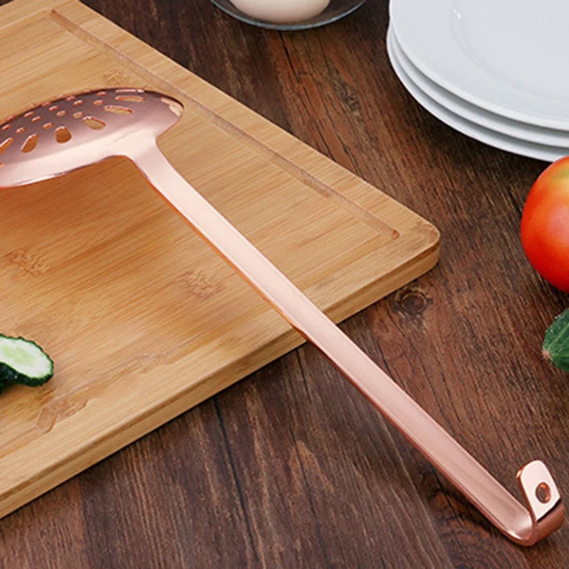 Stainless Steel Colander Kitchen Vegetable Skimmer Spoon Ladle Strainer Filter Drain Veggies Gadget Cooking Tools