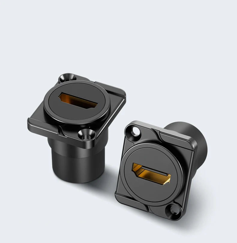 

High Speed HDMI female HDMI female panel-mount Connector The 4K HDMI coupler Female to Female 4K Pass Through Adapter