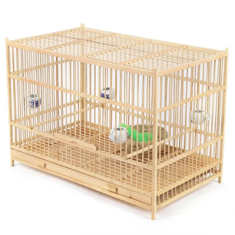 

New style bird cages large size bamboo birdcages comfortable birdhouse garden home decor wholesale