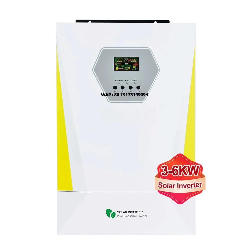 

Высокоэффективный солнечный инвертор для системы накопления энергии 24В, гибридный, автономный, однофазный, 240В 60Гц