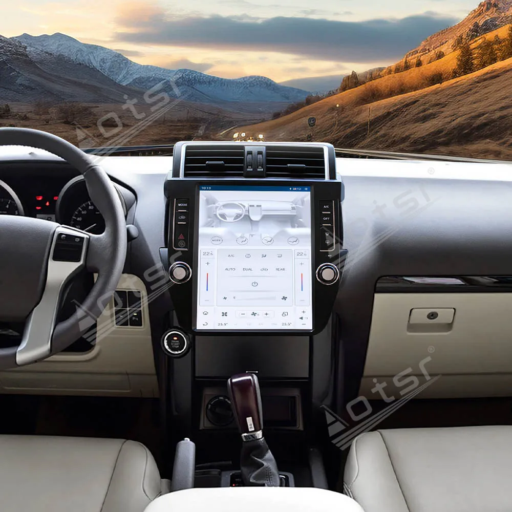 

12,1 дюйма Andriod 13 для Toyota Prado 2014-2017, автомобильная стереосистема, GPS-навигация, беспроводной Wi-Fi HD-экран, аксессуары, скидка