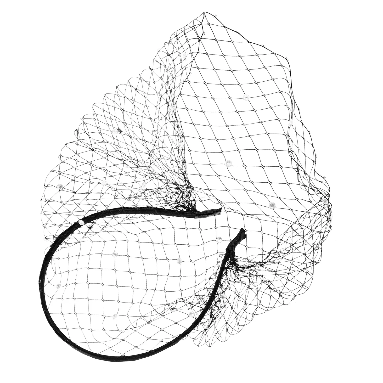 

Headband Detachable Mesh Veil Hair Accessory For Women Banquet Wedding Party Prom Tea Party Fascinator Hat