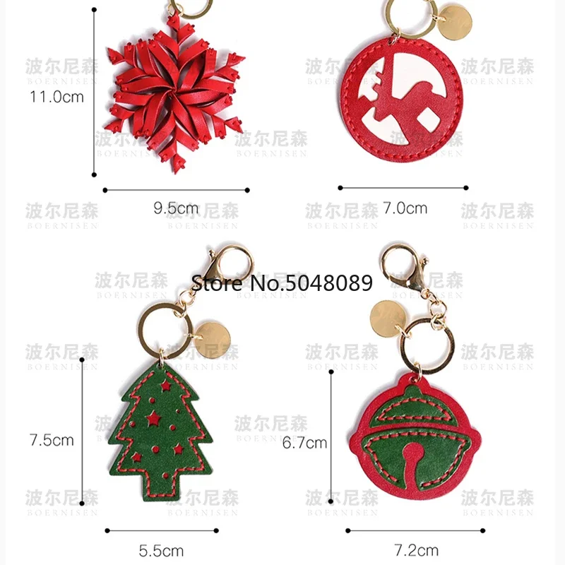 

Leather Dies Cutter Japan Steel Blade Flower Christmas pendant Cutting Mold Wood Dies for DIY Leather Paper Art Crafts
