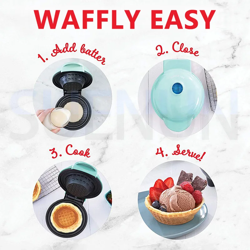آلة وعاء الوافل الكهربائية آلة الإفطار المنزلية آلة تورتة البيض آلة الجلد آلة وعاء الآيس كريم آلة لفائف الدجاج