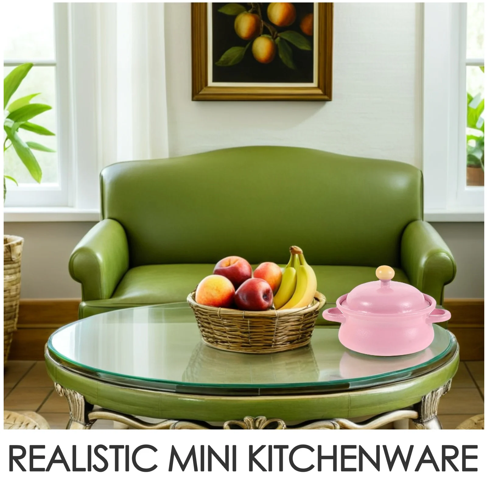 ชุดหม้อต้มขนาดเล็ก 3 ชิ้น ของเล่นจำลองครัวบ้านจิ๋ว สำหรับงานประดิษฐ์ตกแต่ง ชุดเล่นบทบาทสมมติ และอุปกรณ์จัดงานปาร์ตี้