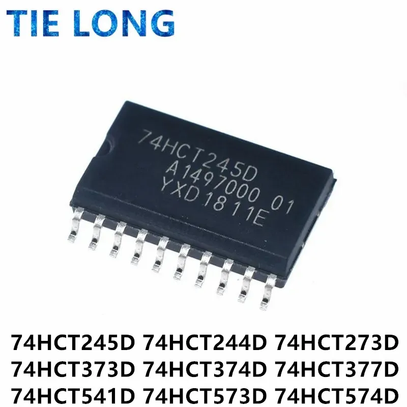 10pcs 74HCT245D 74HCT245 SOP-20 SN74HCT245DWR 74HCT244D 74HCT273D 74HCT373D 74HCT374D 74HCT377D 74HCT541D 74HCT573D 74HCT574D