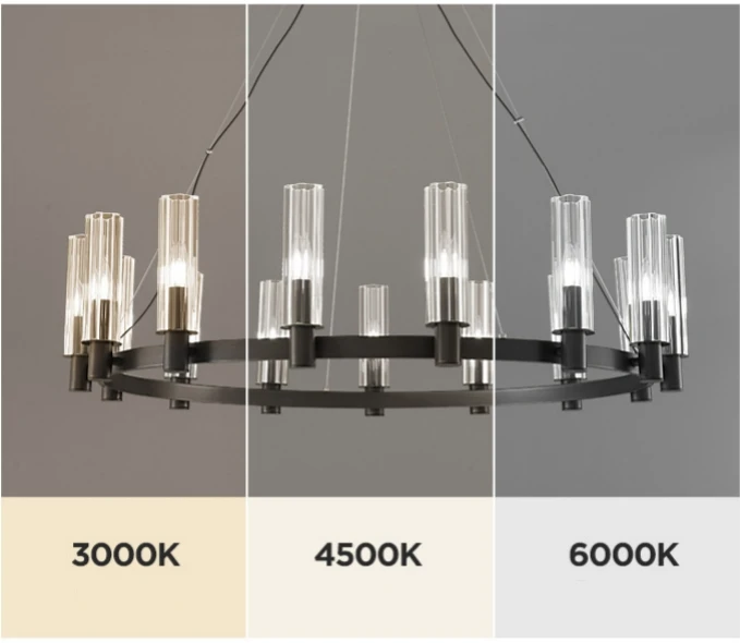 American Retro E14 Pendant Lights Living Room Crystal