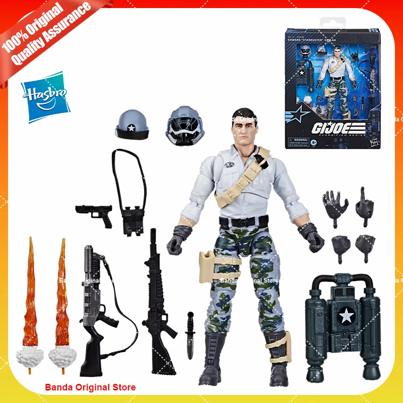 100% Original Hasbro G.I. Joe Classified Series 136 Edward Starduster Skylar Anime Action Collection Figures Model Toys