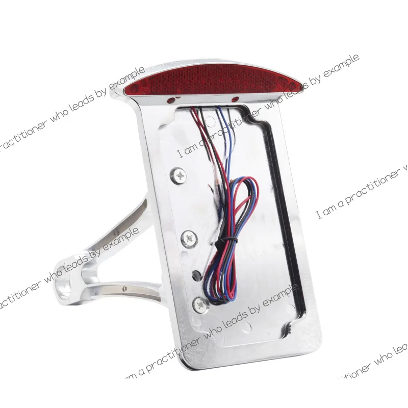 

Аксессуары для мотоциклов для автомобиля Harley Prince, боковой вертикальный светильник рамы, светодиодный задний фонарь, стойка номерного знака в сборе