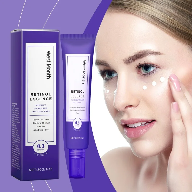 Retinol Essence Eye Cream Anti Wrinkle Deep Lightening Fight Dark Circles Fine Lines Multi-effect Moisturizing Firming Eye Cream