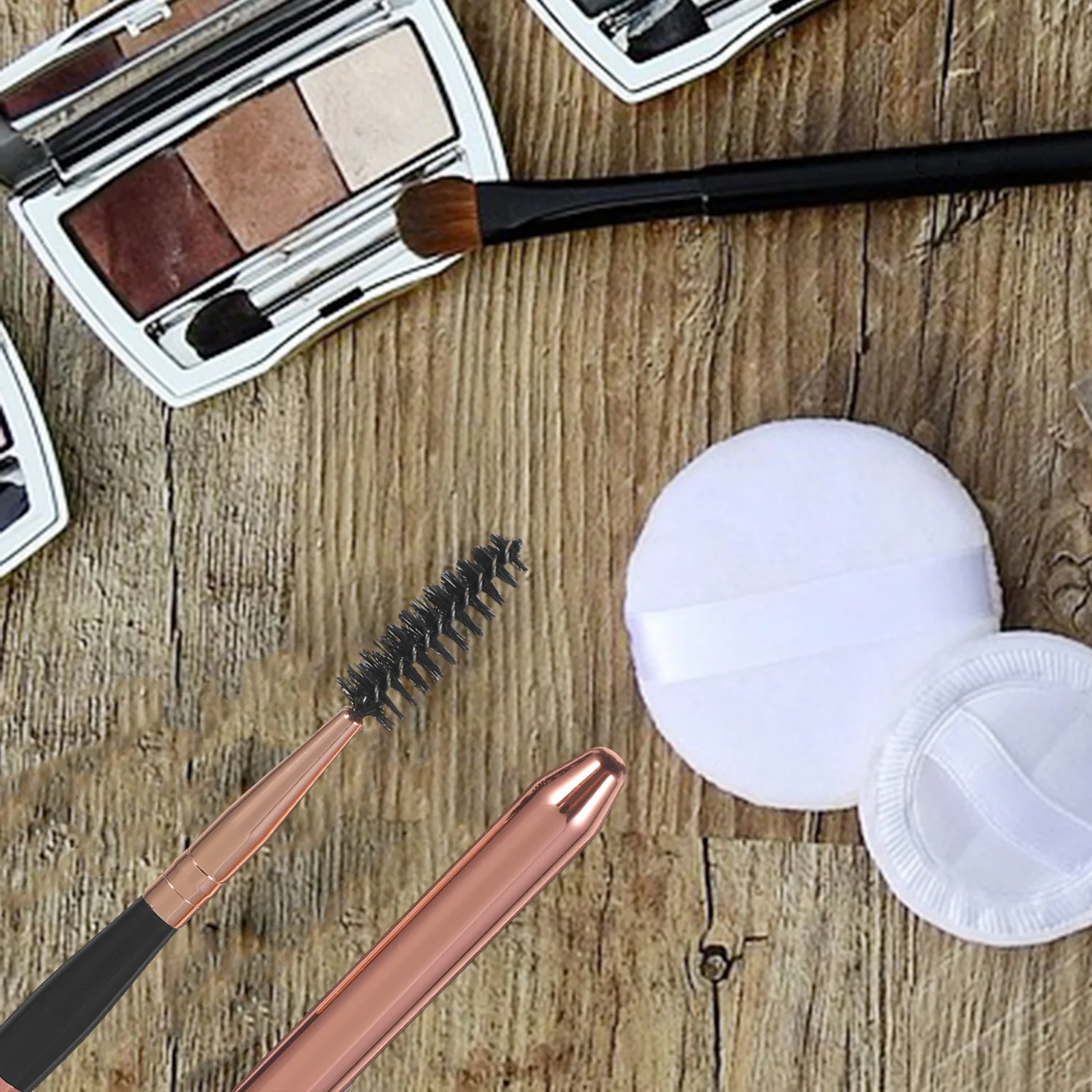 2 uds herramienta de maquillaje de pestañas cepillo aspecto Natural duradero a prueba de herrumbre fácil operación aplicador de rímel portátil compacto