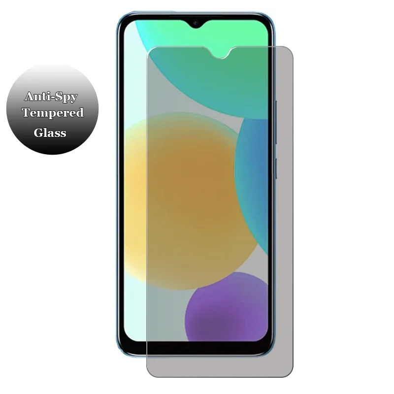 حافظة حماية للشاشة من الزجاج المقوى مضادة للتجسس لهاتف oppo a35 على زجاج الخصوصية الواقي oppoa35 a 35 35a 6.52