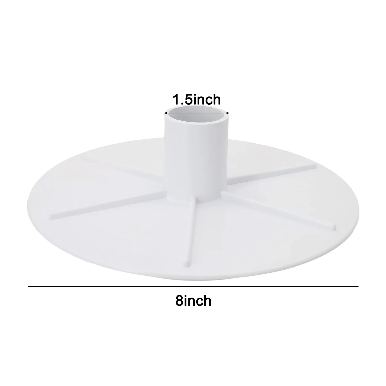 Debris Collection 8 Inch Pool Skimmer Easy Installation For S15 Skimmer Easy Installation Vacuum Plate 20*20*5cm