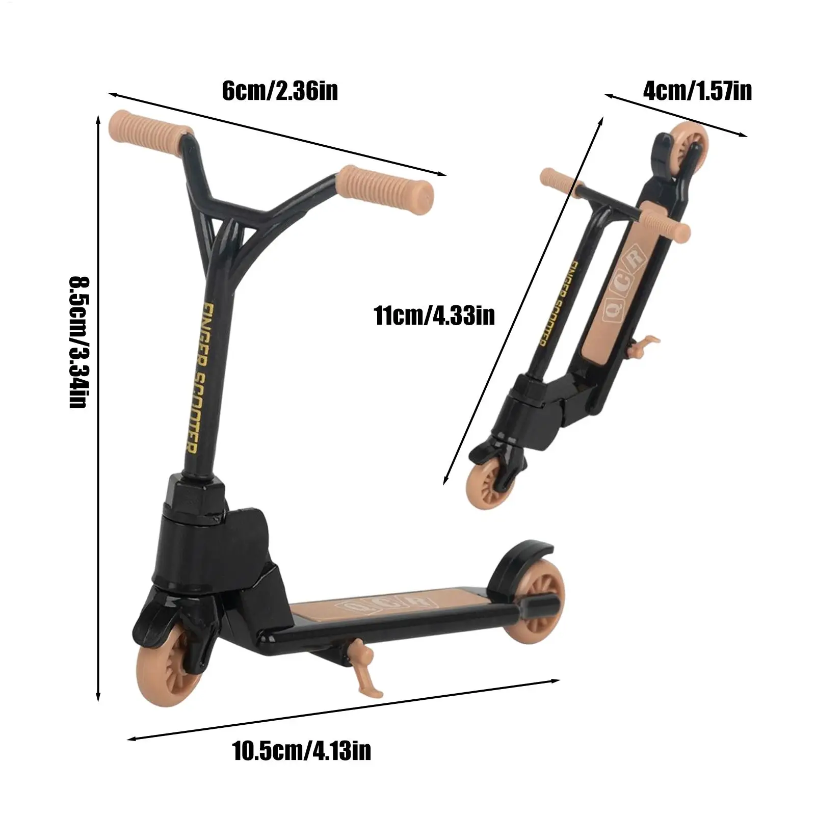 Mini scooter da dito pieghevole a due ruote gadget scooter da dito per bambini festa a casa scuola viaggi agitarsi intrattenimento