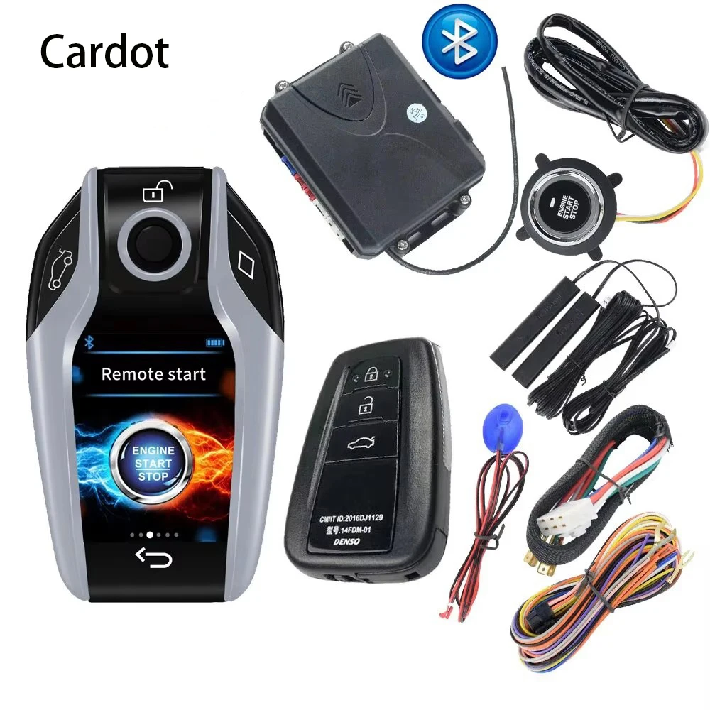 Cardot Global Universal Remote Key Remote Start Car Alarm Smart Phone App Control