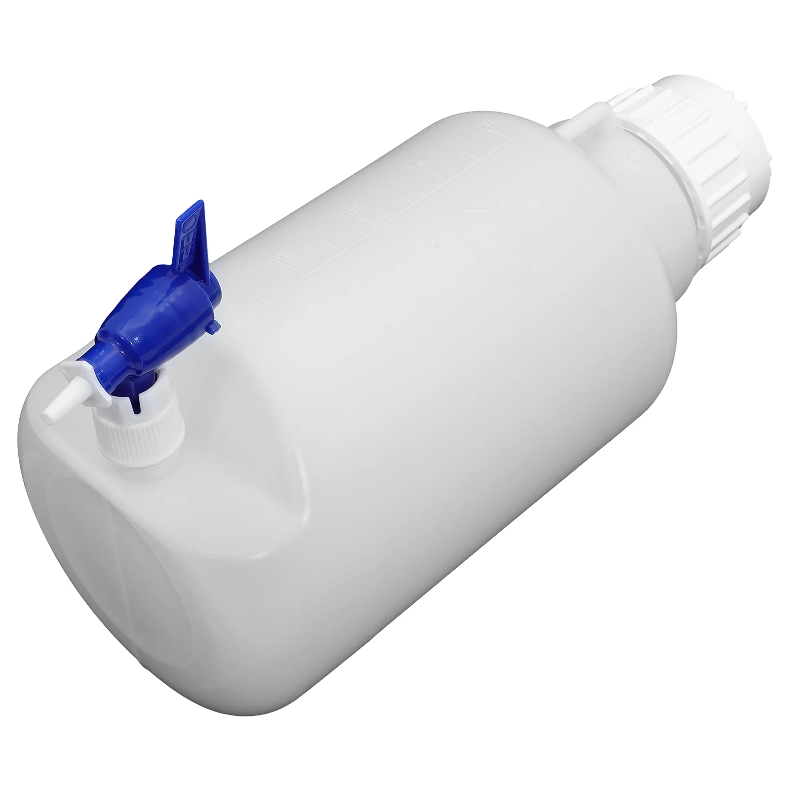 5L Dispenser Bottle with Spigot Large Capacity Water Container for Camping School Lab Use Portable Compact Design