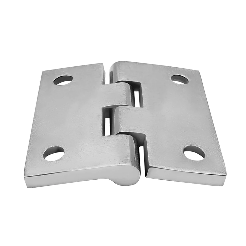 مفصل صب سطح القارب 316 فتحة من الفولاذ المقاوم للصدأ باب خزانة مربع صلب قابل للطي مفصل أجهزة مصقولة