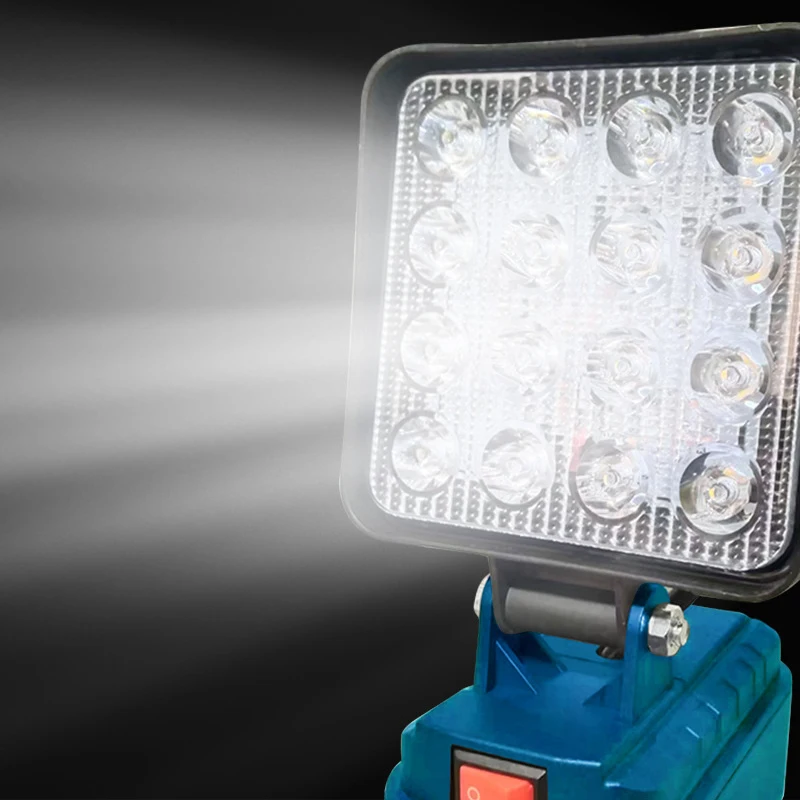 

Cordless LED Work Light 4/8 inch Portable Lantern for Makita 18 Li-ion Battery USB Rechargeable Outdoor Camping Flashlight