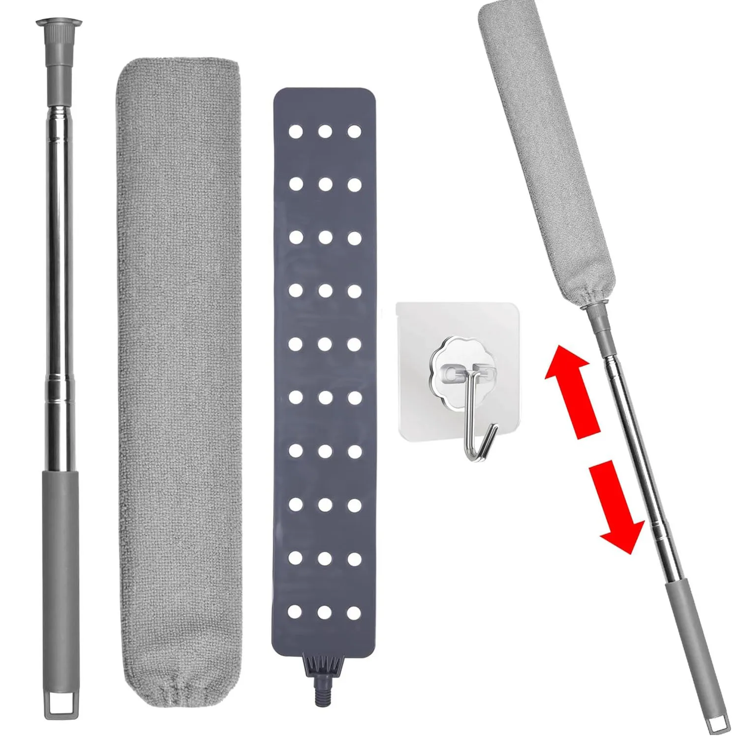 Staub Reinigung Pinsel Set Teleskop Mikrofaser Staub Entfernung Staubtücher Biegsamen Staub Pinsel Für Auto Möbel Haushalts Reinigung