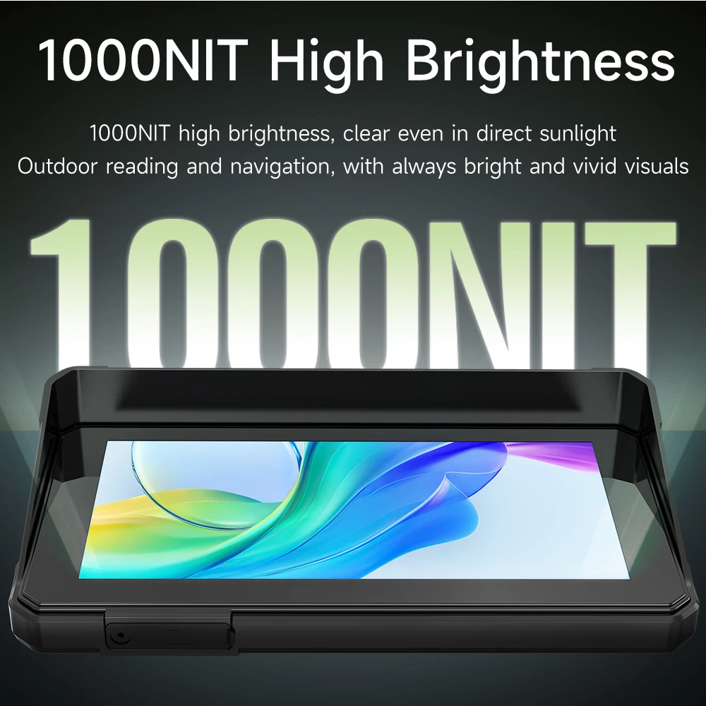 6 inch IPX8 Waterproof Motorcycle GPS Navigation Wireless Carplay Android Auto 2K DVR Drive Recorder Moto Monitor WIFI - Image 3